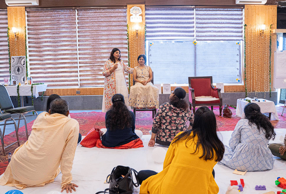 Families celebrating joyfully together on Day One in Goa